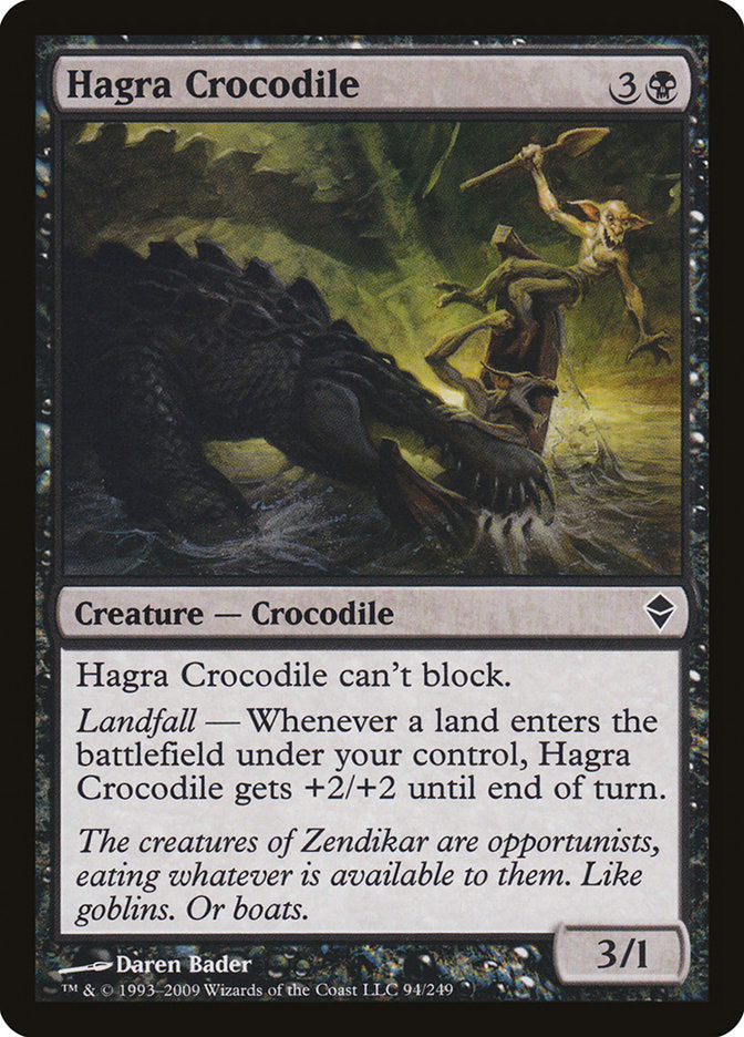 Hagra Crocodile [Zendikar] | I Want That Stuff Brandon