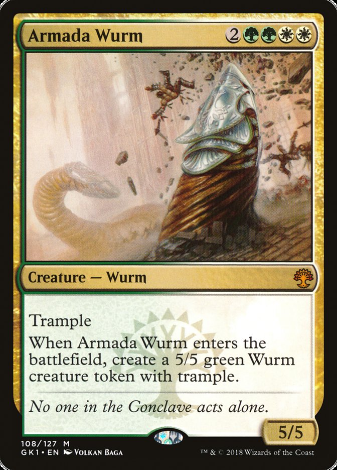 Armada Wurm [Guilds of Ravnica Guild Kit] | I Want That Stuff Brandon