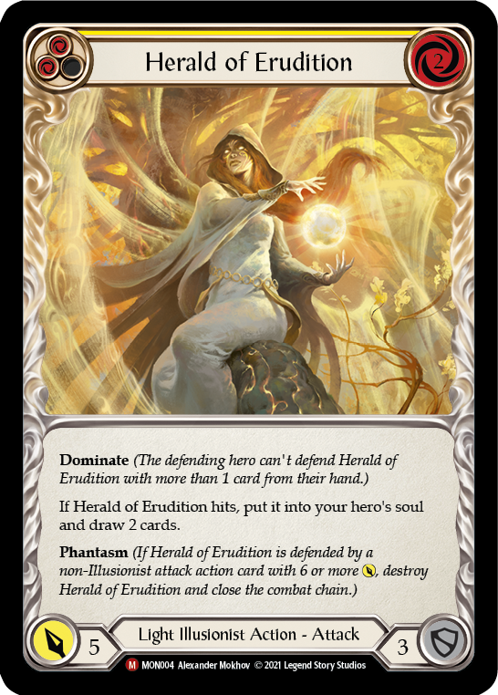 Herald of Erudition [MON004] 1st Edition Normal | I Want That Stuff Brandon