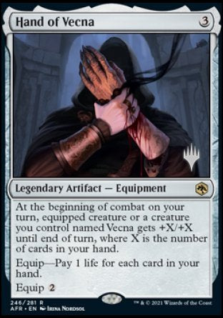 Hand of Vecna (Promo Pack) [Dungeons & Dragons: Adventures in the Forgotten Realms Promos] | I Want That Stuff Brandon