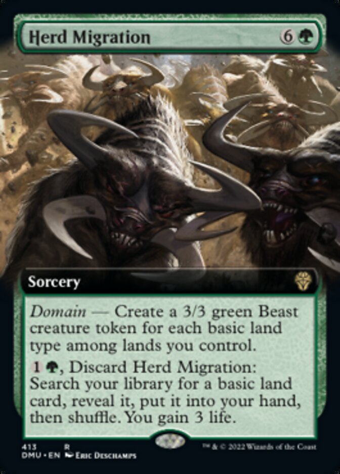 Herd Migration (Extended Art) [Dominaria United] | I Want That Stuff Brandon