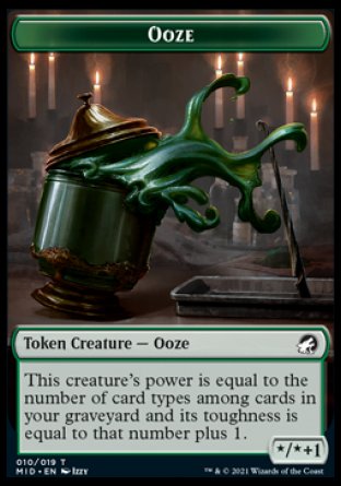 Clue // Ooze Double-Sided Token [Innistrad: Midnight Hunt Tokens] | I Want That Stuff Brandon