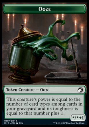 Ooze Token [Innistrad: Midnight Hunt Tokens] | I Want That Stuff Brandon