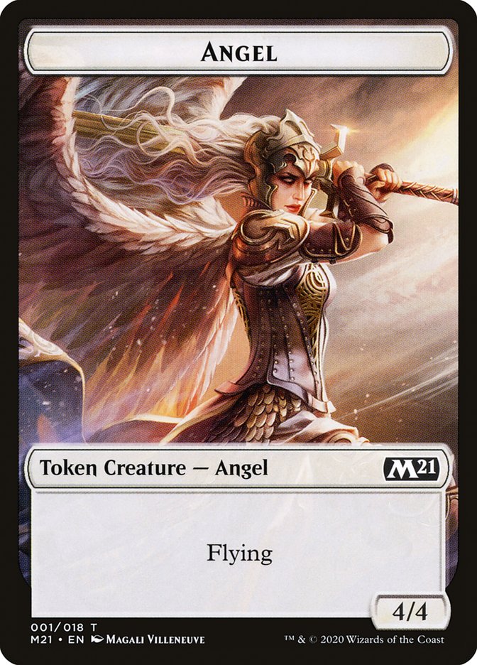 Angel Token [Core Set 2021 Tokens] | I Want That Stuff Brandon