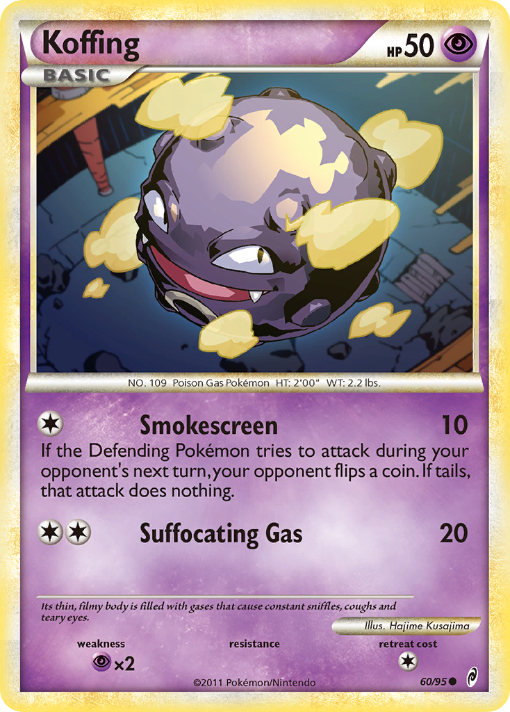 Koffing (60/95) [HeartGold & SoulSilver: Call of Legends] | I Want That Stuff Brandon