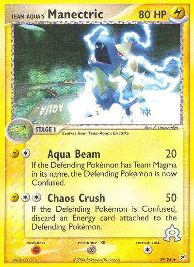 Team Aqua's Manectric (29/95) [EX: Team Magma vs Team Aqua] | I Want That Stuff Brandon