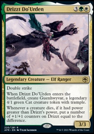 Drizzt Do'Urden (Promo Pack) [Dungeons & Dragons: Adventures in the Forgotten Realms Promos] | I Want That Stuff Brandon