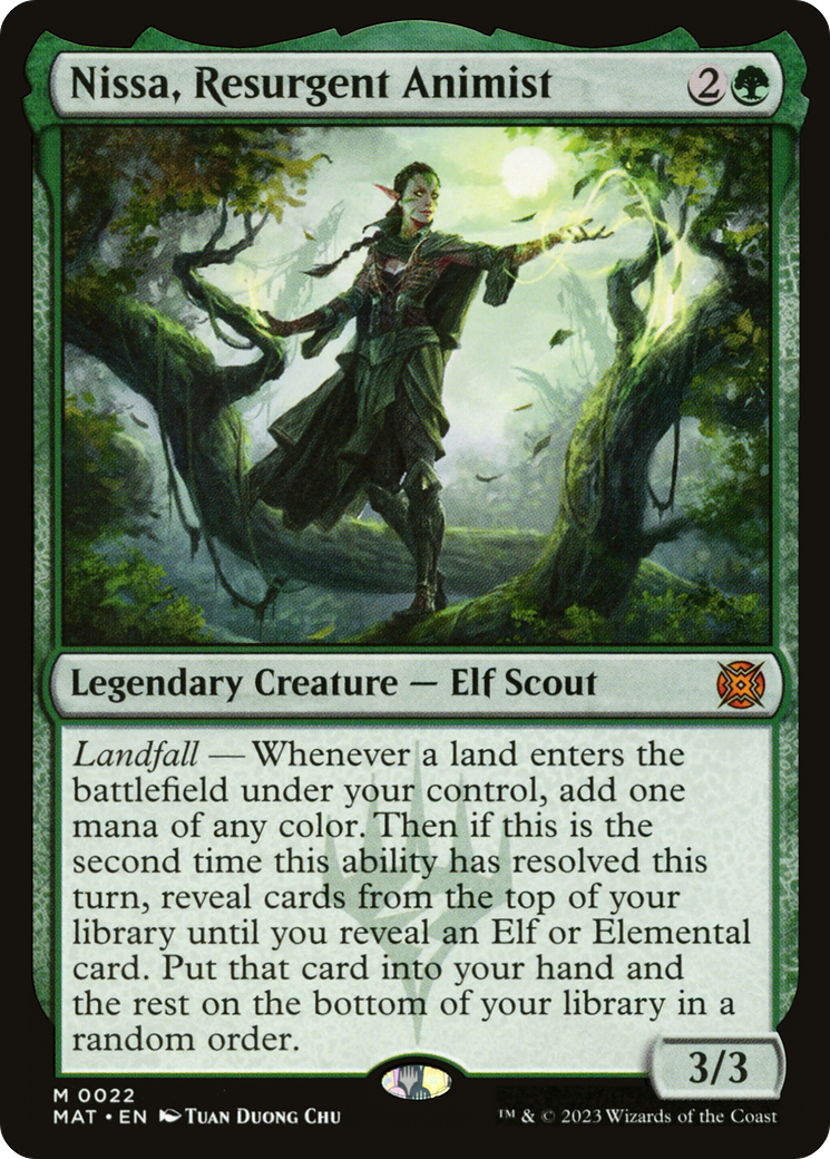 Nissa, Resurgent Animist [March of the Machine: The Aftermath] | I Want That Stuff Brandon