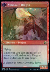 Smoldering Egg // Ashmouth Dragon [Innistrad: Midnight Hunt Prerelease Promos] | I Want That Stuff Brandon