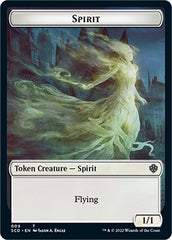 Cat Bird // Spirit Double-Sided Token [Starter Commander Decks] | I Want That Stuff Brandon