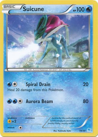Suicune (14/30) [XY: Trainer Kit 3 - Suicune] | I Want That Stuff Brandon