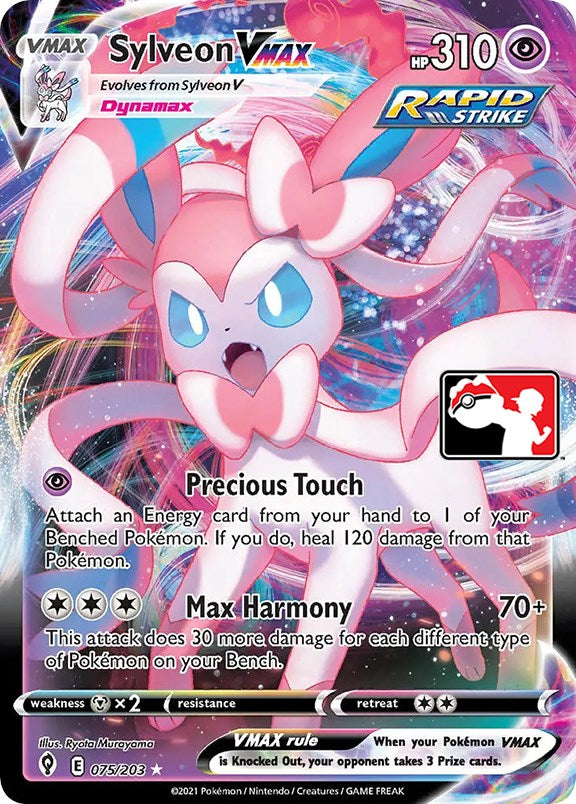 Sylveon VMAX (075/203) [Prize Pack Series One] | I Want That Stuff Brandon