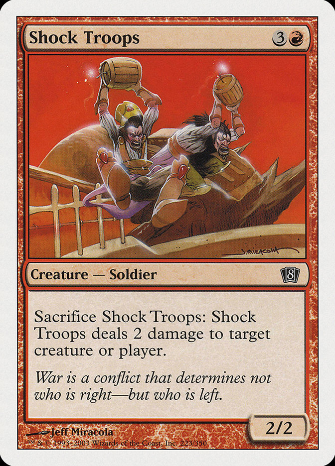 Shock Troops [Eighth Edition] | I Want That Stuff Brandon