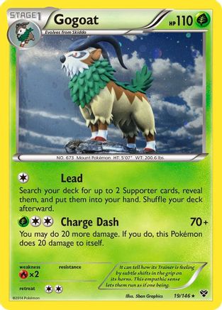 Gogoat (19/146) (Cosmos Holo) [XY: Base Set] | I Want That Stuff Brandon