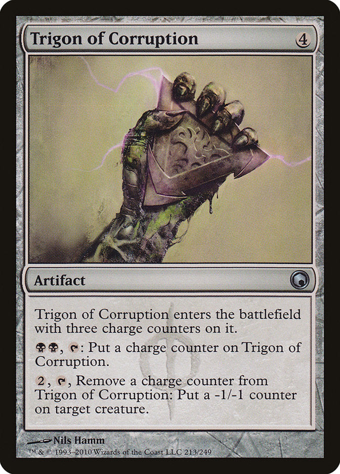 Trigon of Corruption [Scars of Mirrodin] | I Want That Stuff Brandon