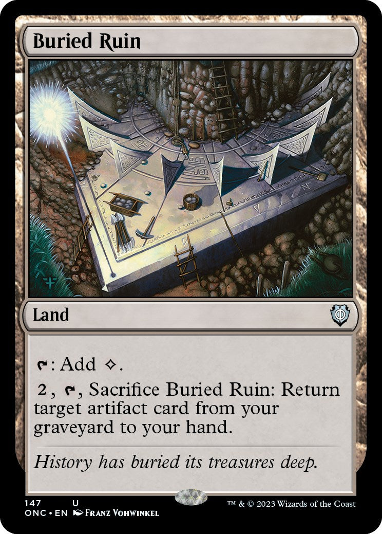 Buried Ruin [Phyrexia: All Will Be One Commander] | I Want That Stuff Brandon