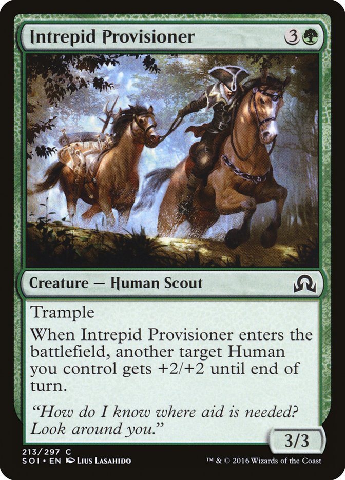 Intrepid Provisioner [Shadows over Innistrad] | I Want That Stuff Brandon