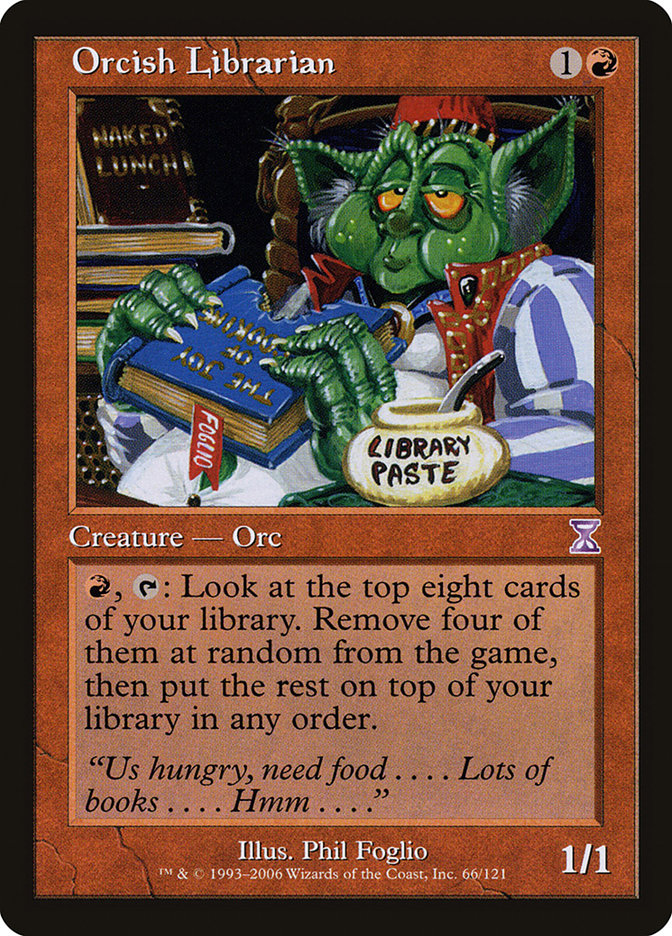 Orcish Librarian [Time Spiral Timeshifted] | I Want That Stuff Brandon
