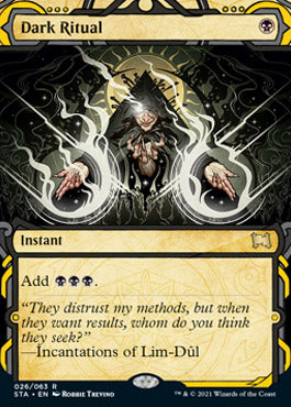 Dark Ritual (Foil Etched) [Strixhaven: School of Mages Mystical Archive] | I Want That Stuff Brandon