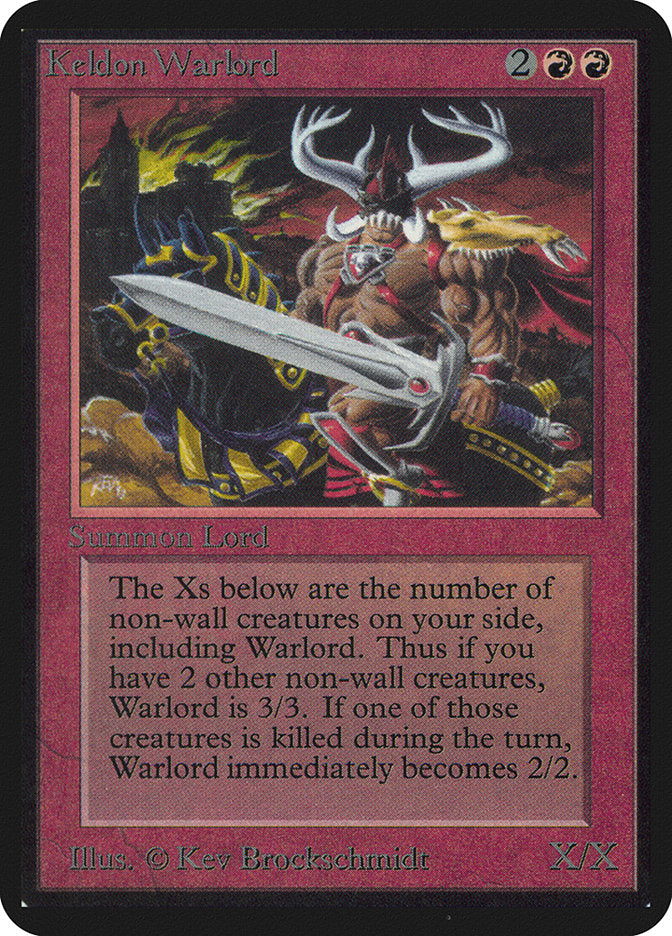 Keldon Warlord [Alpha Edition] | I Want That Stuff Brandon