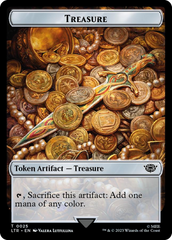 Treasure // Food (0024) Double-Sided Token (Surge Foil) [The Lord of the Rings: Tales of Middle-Earth Tokens] | I Want That Stuff Brandon