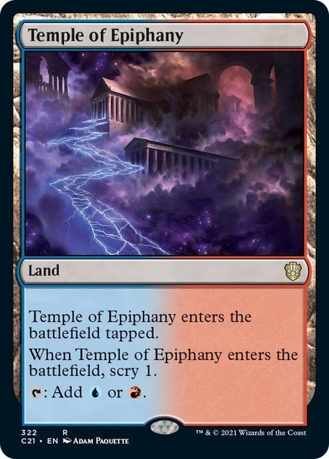 Temple of Epiphany [Commander 2021] | I Want That Stuff Brandon