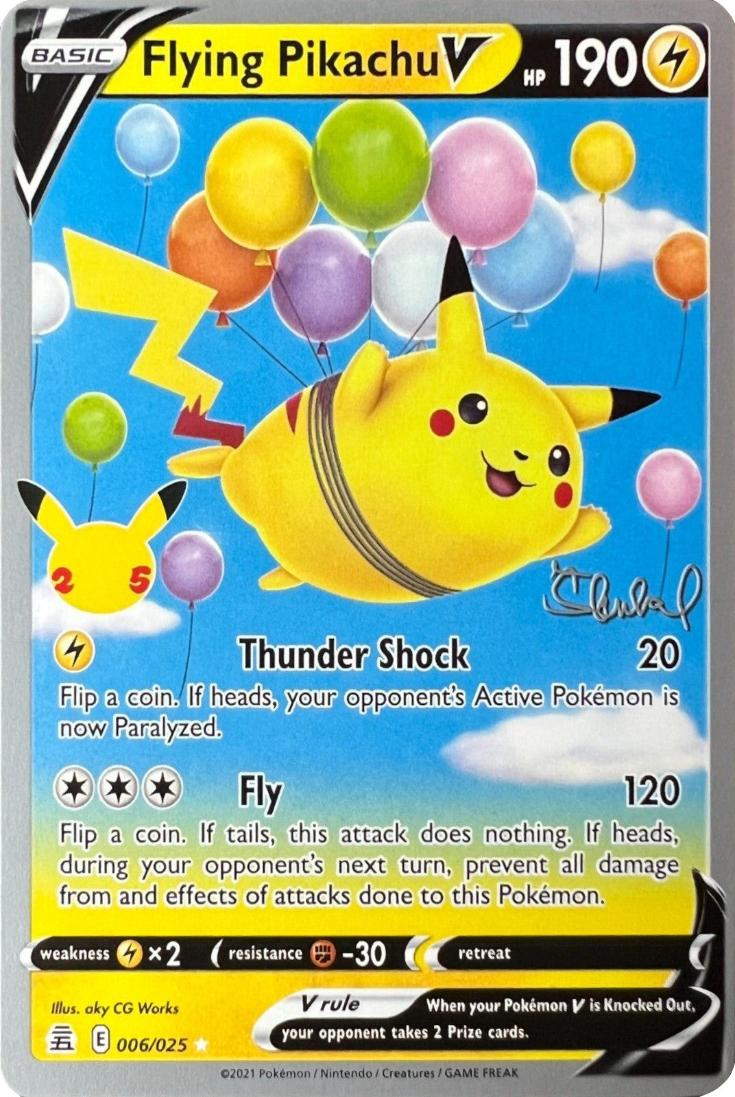 Flying Pikachu V (006/025) (ADP - Ondrej Skubal) [World Championships 2022] | I Want That Stuff Brandon
