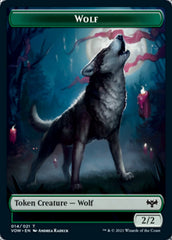 Insect // Wolf (014) Double-Sided Token [Innistrad: Crimson Vow Tokens] | I Want That Stuff Brandon