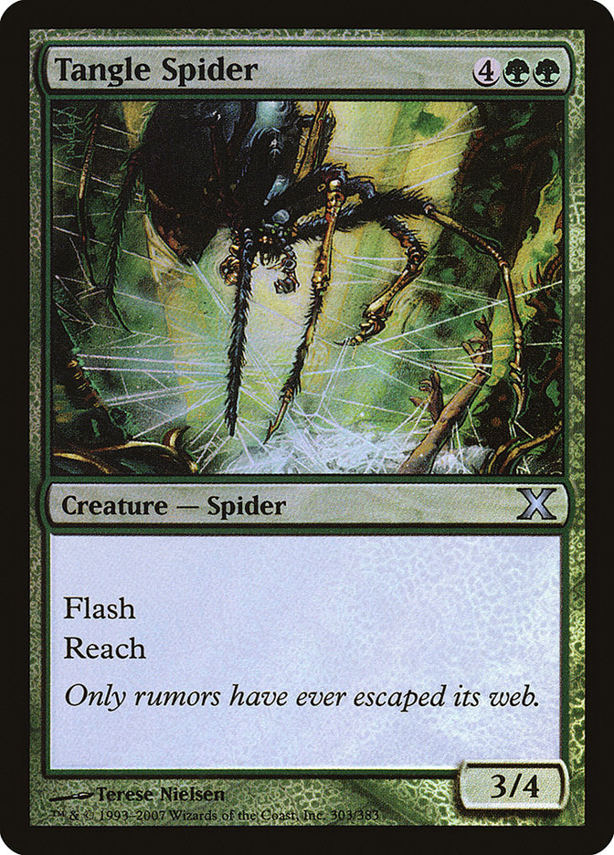 Tangle Spider (Premium Foil) [Tenth Edition] | I Want That Stuff Brandon