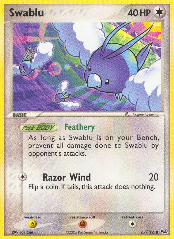 Swablu (67/106) [EX: Emerald] | I Want That Stuff Brandon