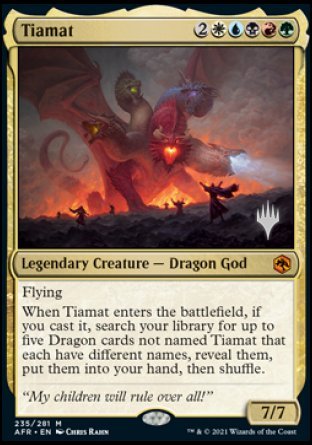 Tiamat (Promo Pack) [Dungeons & Dragons: Adventures in the Forgotten Realms Promos] | I Want That Stuff Brandon