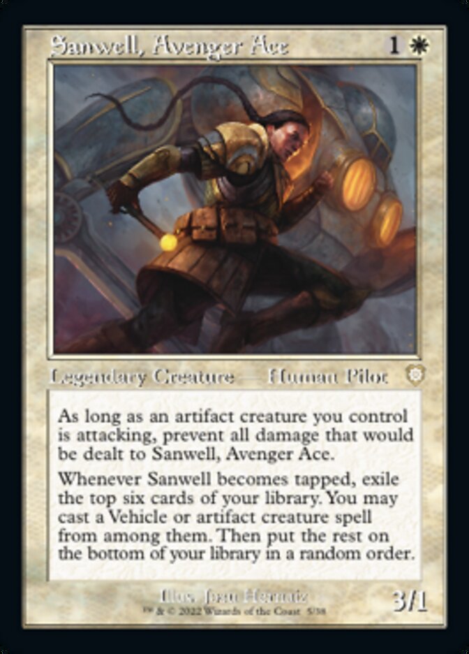 Sanwell, Avenger Ace (Retro) [The Brothers' War Commander] | I Want That Stuff Brandon