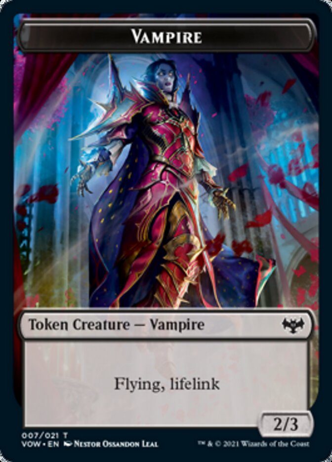 Vampire Token (007) [Innistrad: Crimson Vow Tokens] | I Want That Stuff Brandon