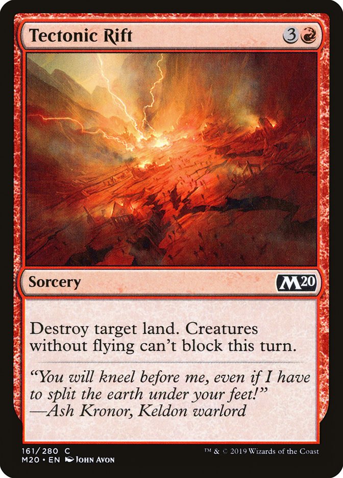 Tectonic Rift [Core Set 2020] | I Want That Stuff Brandon