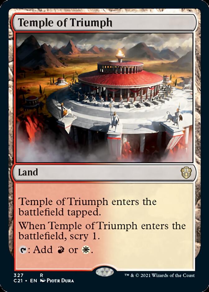 Temple of Triumph [Commander 2021] | I Want That Stuff Brandon