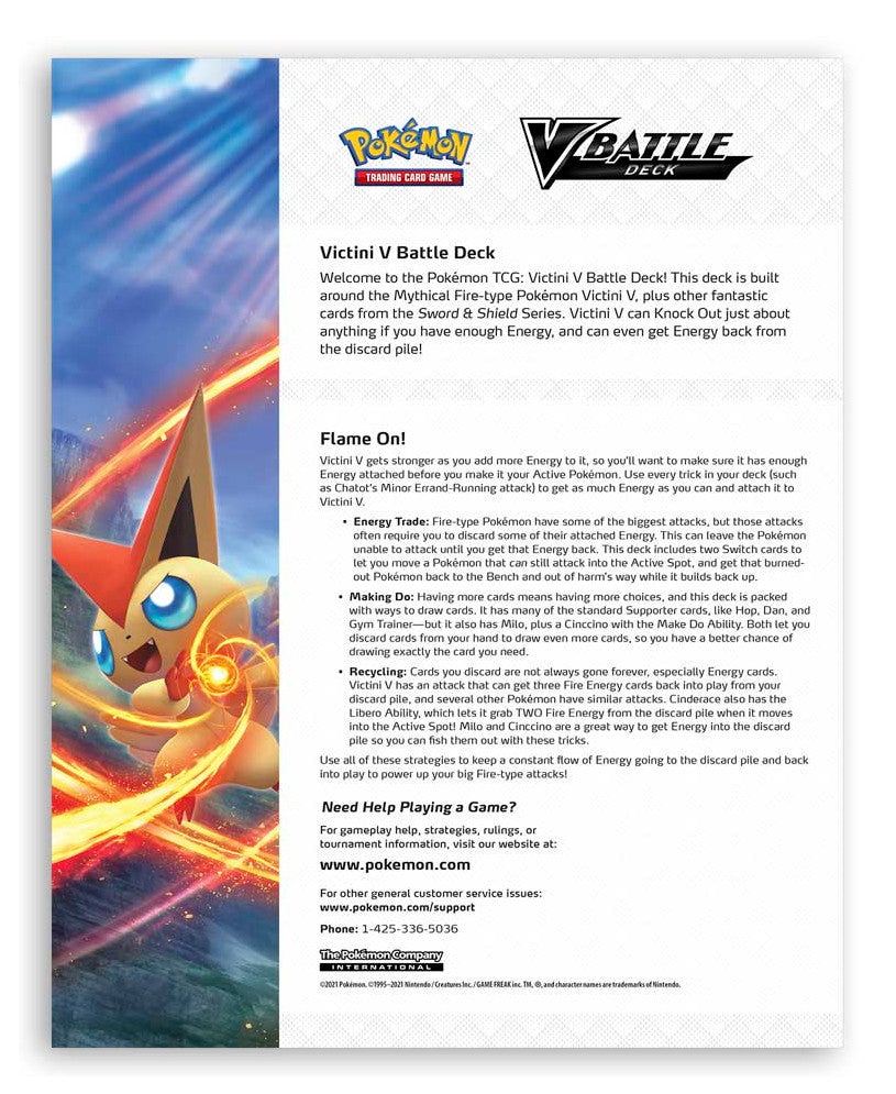 Sword & Shield: Battle Styles - V Battle Deck (Victini V) | I Want That Stuff Brandon