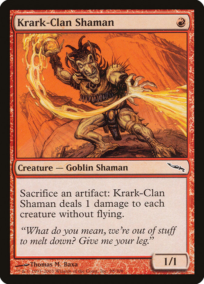 Krark-Clan Shaman [Mirrodin] | I Want That Stuff Brandon