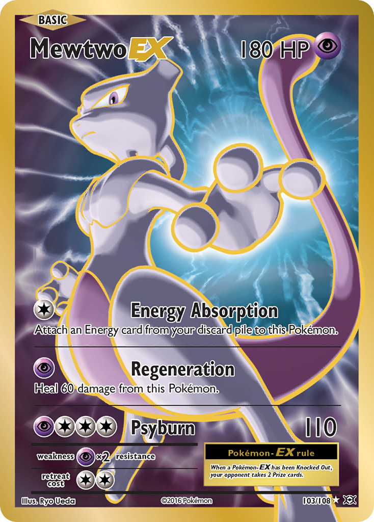 Mewtwo EX (103/108) [XY: Evolutions] | I Want That Stuff Brandon