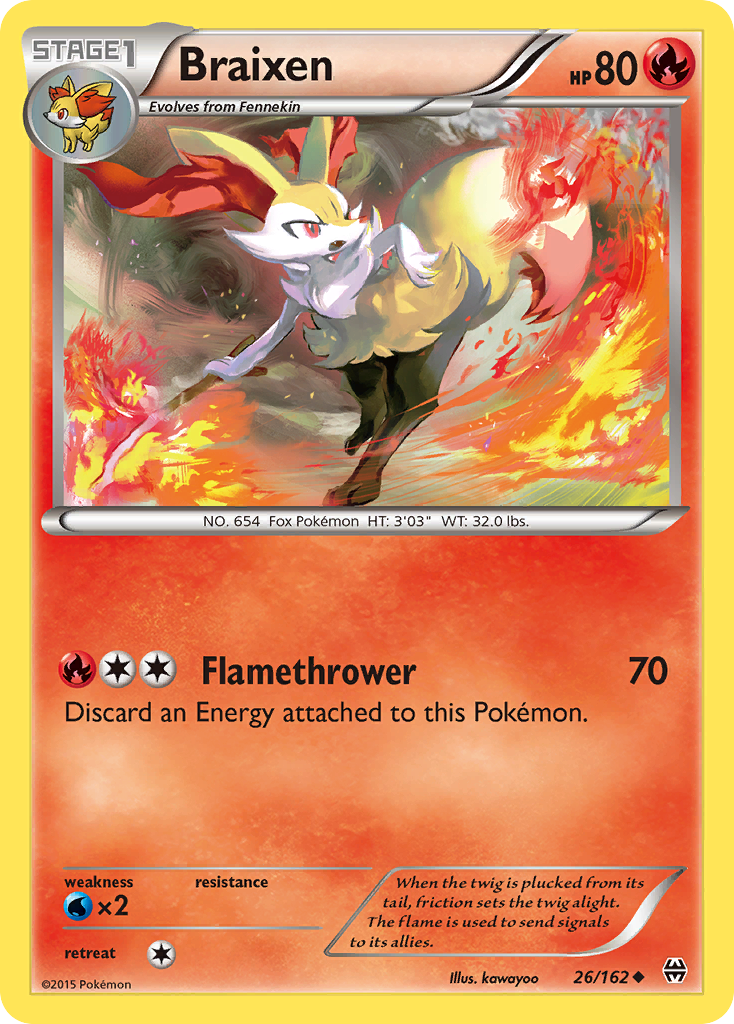 Braixen (26/162) [XY: BREAKthrough] | I Want That Stuff Brandon