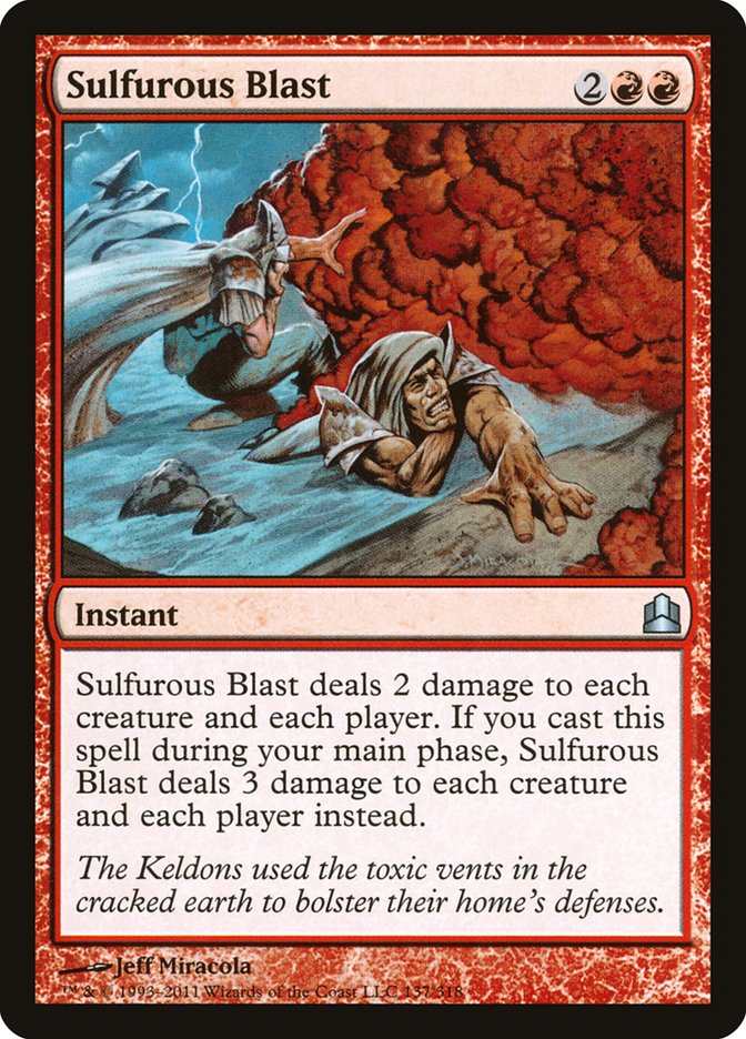 Sulfurous Blast [Commander 2011] | I Want That Stuff Brandon