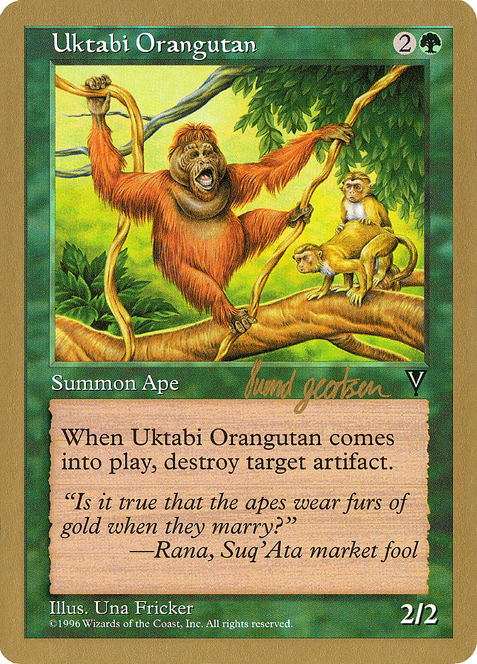 Uktabi Orangutan (Svend Geertsen) (SB) [World Championship Decks 1997] | I Want That Stuff Brandon