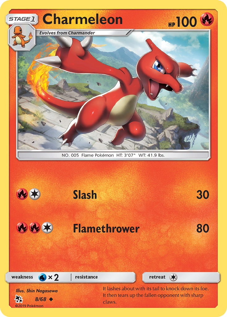 Charmeleon (8/68) [Sun & Moon: Hidden Fates] | I Want That Stuff Brandon