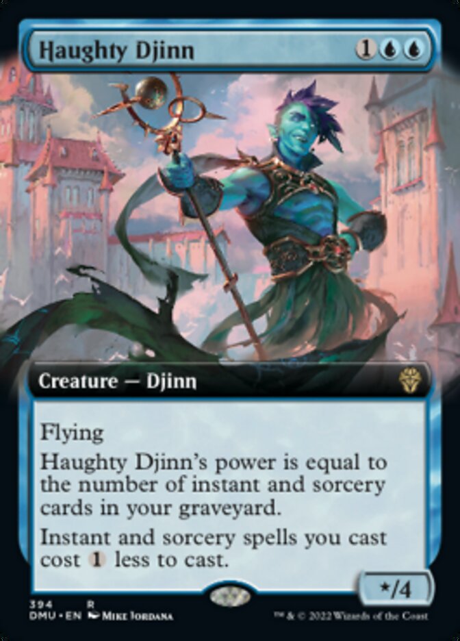 Haughty Djinn (Extended Art) [Dominaria United] | I Want That Stuff Brandon