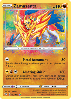 Zamazenta (102/185) [Sword & Shield: Vivid Voltage] | I Want That Stuff Brandon