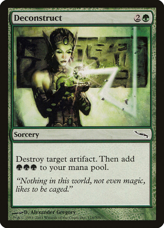 Deconstruct [Mirrodin] | I Want That Stuff Brandon