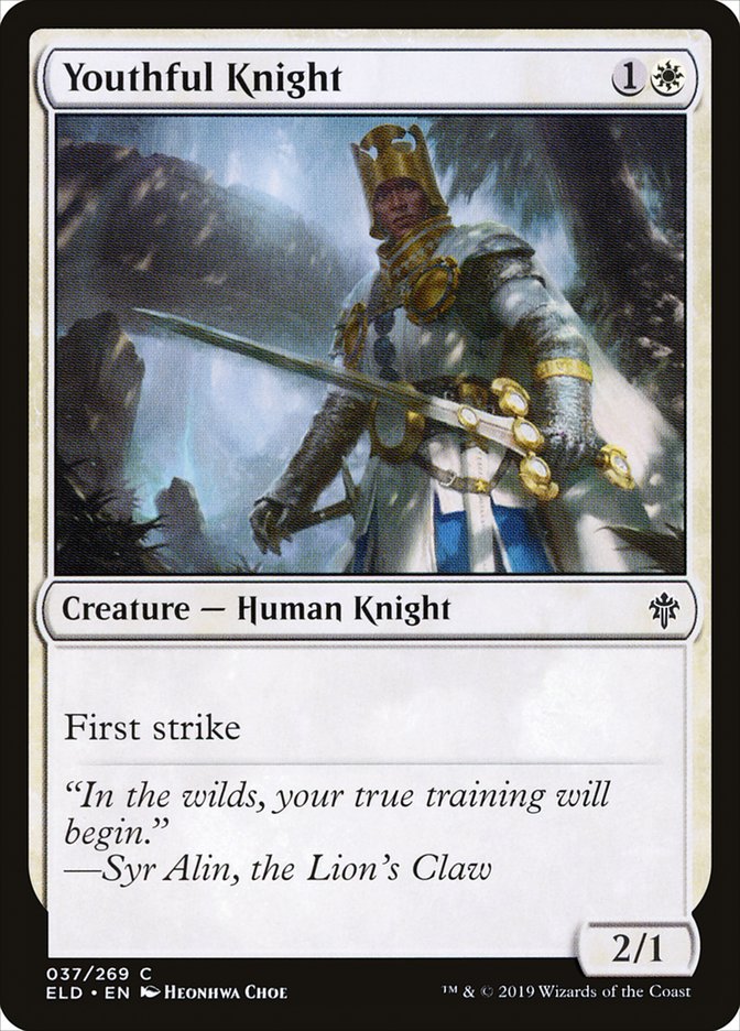 Youthful Knight [Throne of Eldraine] | I Want That Stuff Brandon