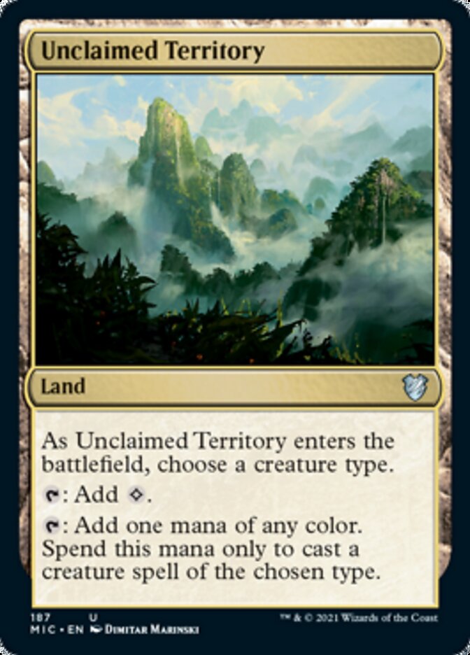 Unclaimed Territory [Innistrad: Midnight Hunt Commander] | I Want That Stuff Brandon