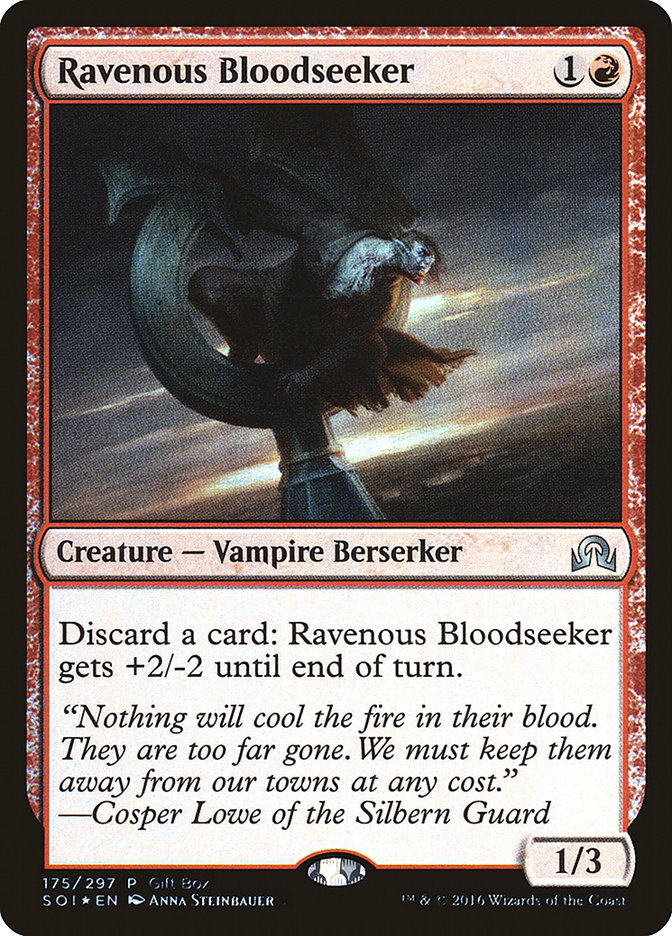 Ravenous Bloodseeker (Gift Box) [Shadows over Innistrad Promos] | I Want That Stuff Brandon