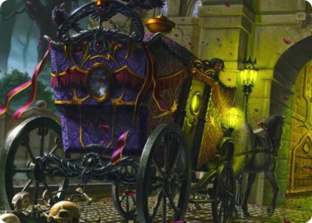 Honeymoon Hearse Art Card [Innistrad: Crimson Vow Art Series] | I Want That Stuff Brandon