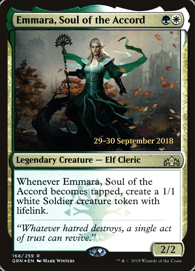 Emmara, Soul of the Accord [Guilds of Ravnica Prerelease Promos] | I Want That Stuff Brandon